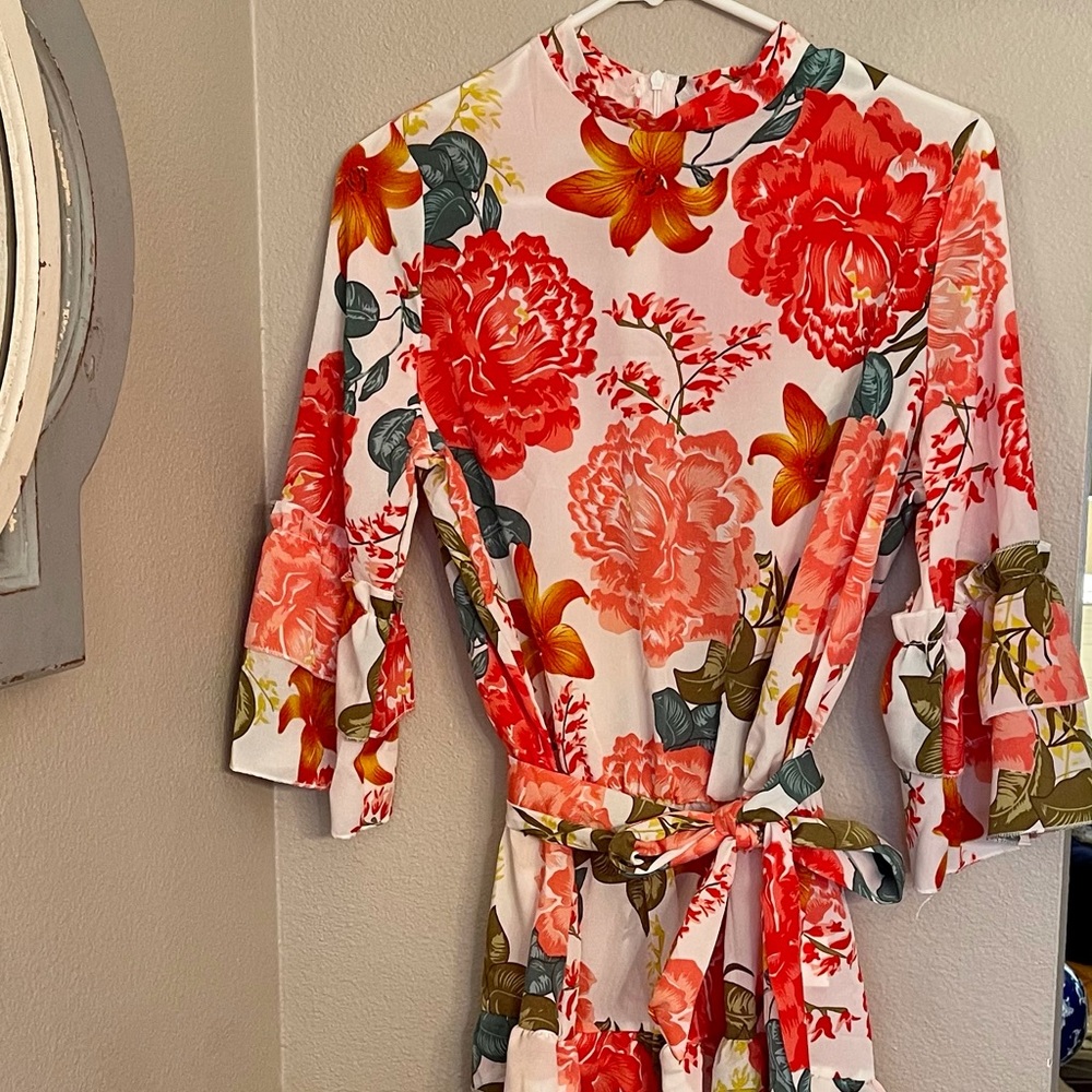 Peony Ruffle Dress